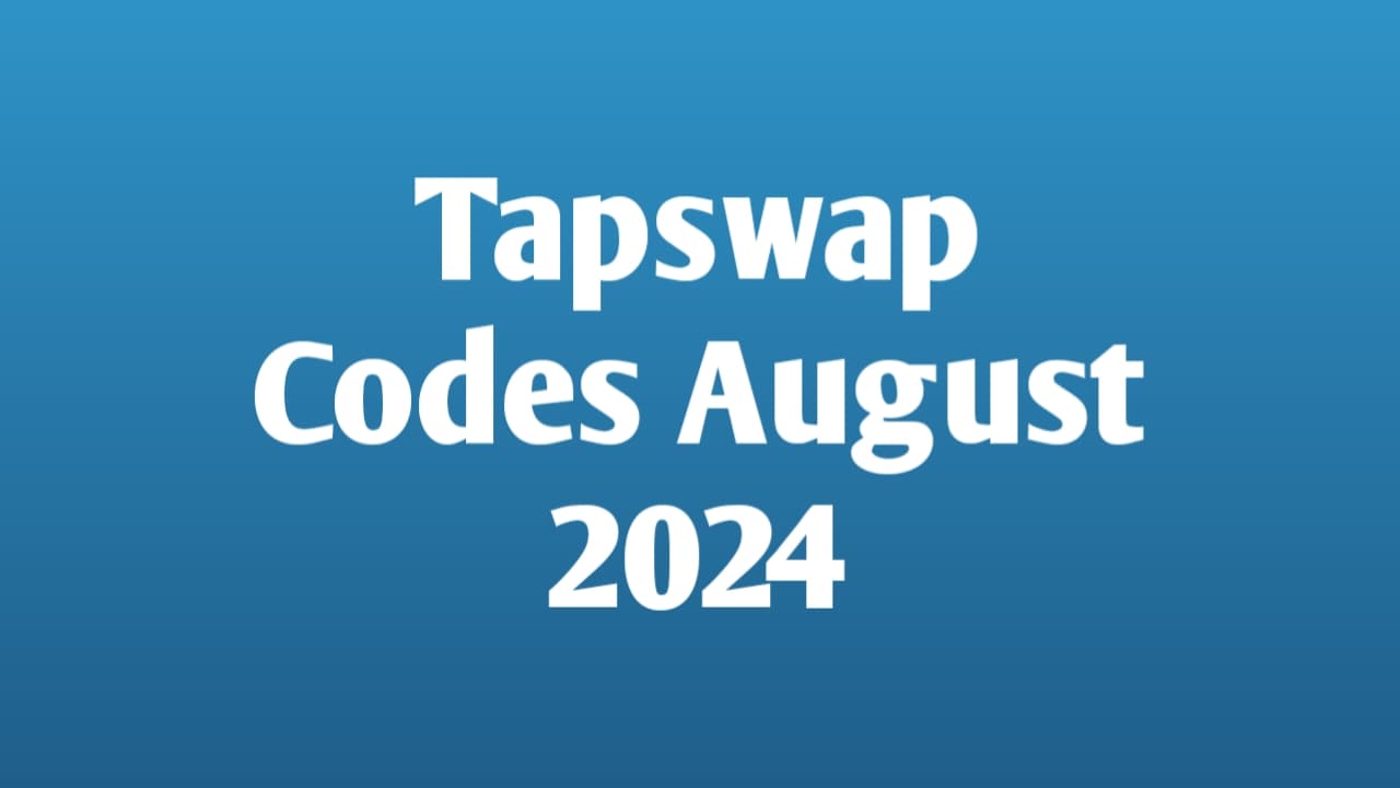 Tapswap Codes August 2024